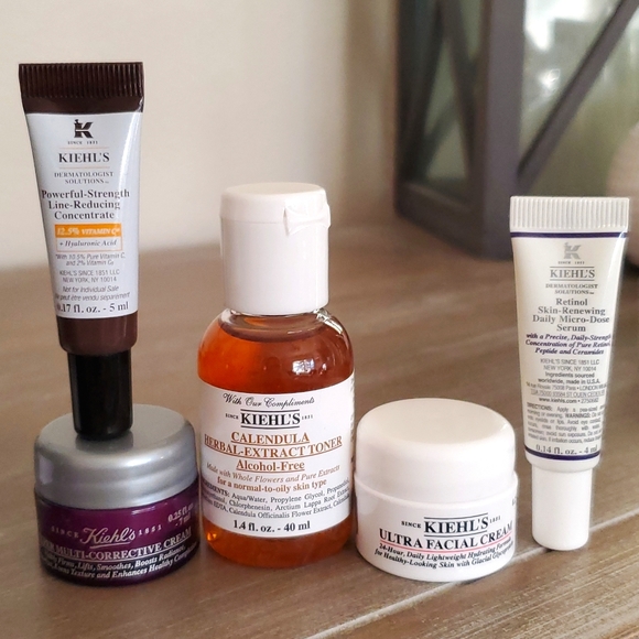 New never used KIEHLS skincare Calendula herbal extract toner Ultra Facial cream - Picture 1 of 5